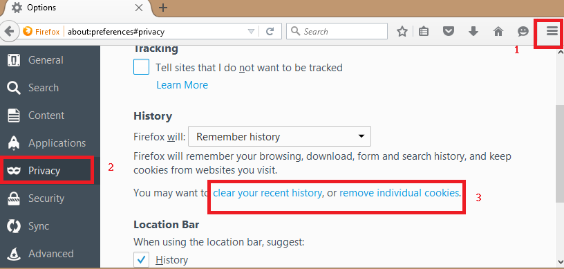 How to remove unwanted pop ups from Mozilla Firefox